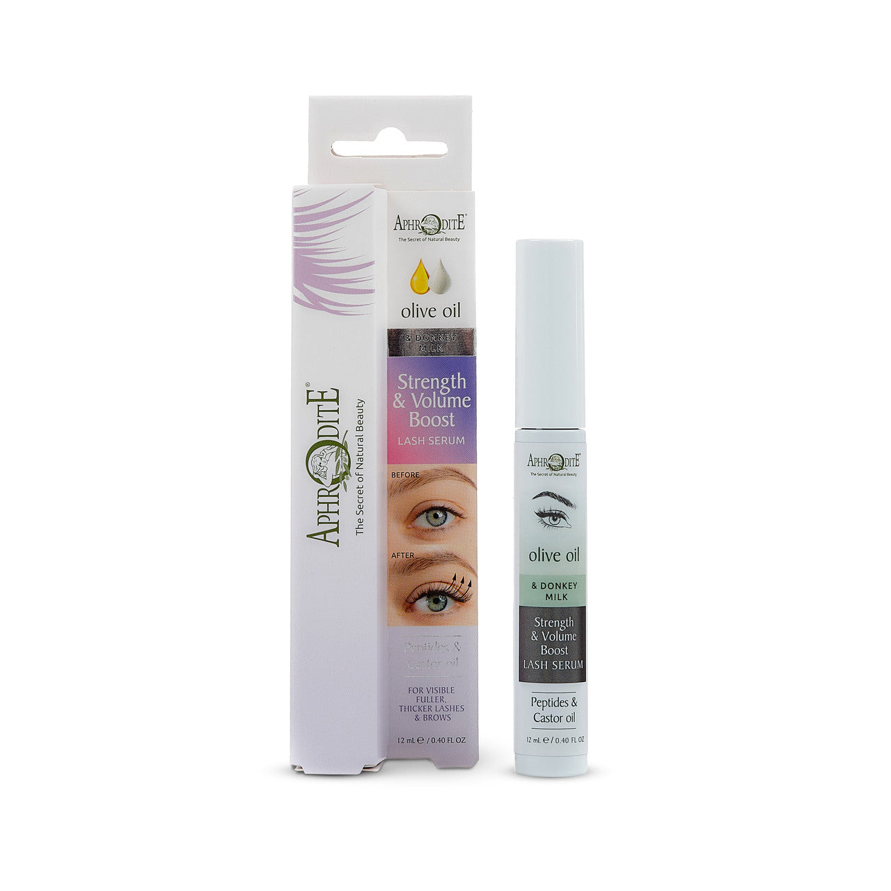Strength & Volume Boost Lash Serum with Peptides & Castor Oil