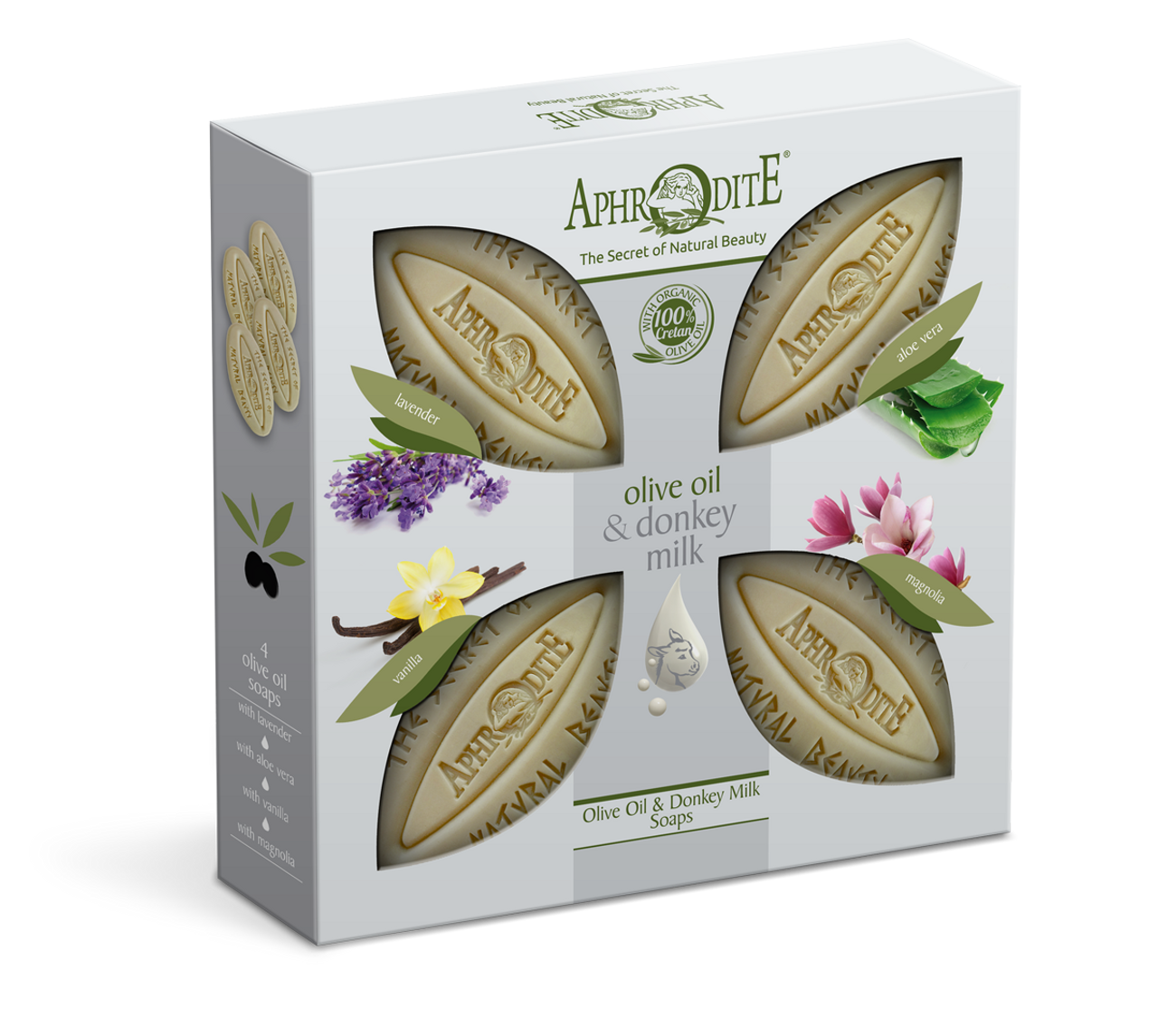 Olive Oil & Donkey Milk Soaps 4 Pack